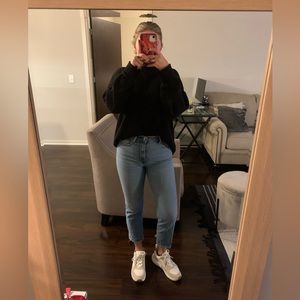 Light wash Abercrombie straight jeans